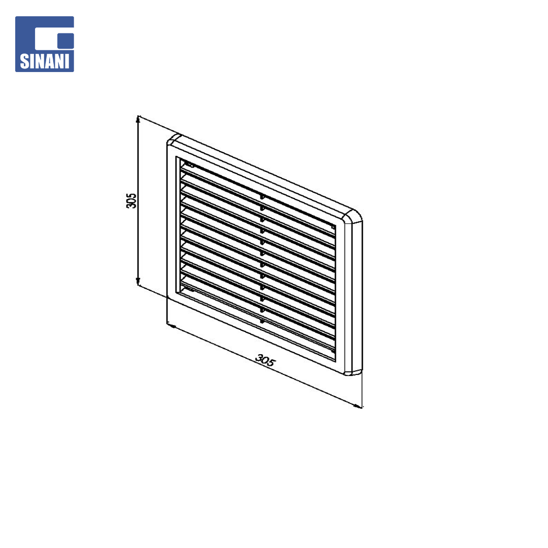 Grilë plastike 300x300