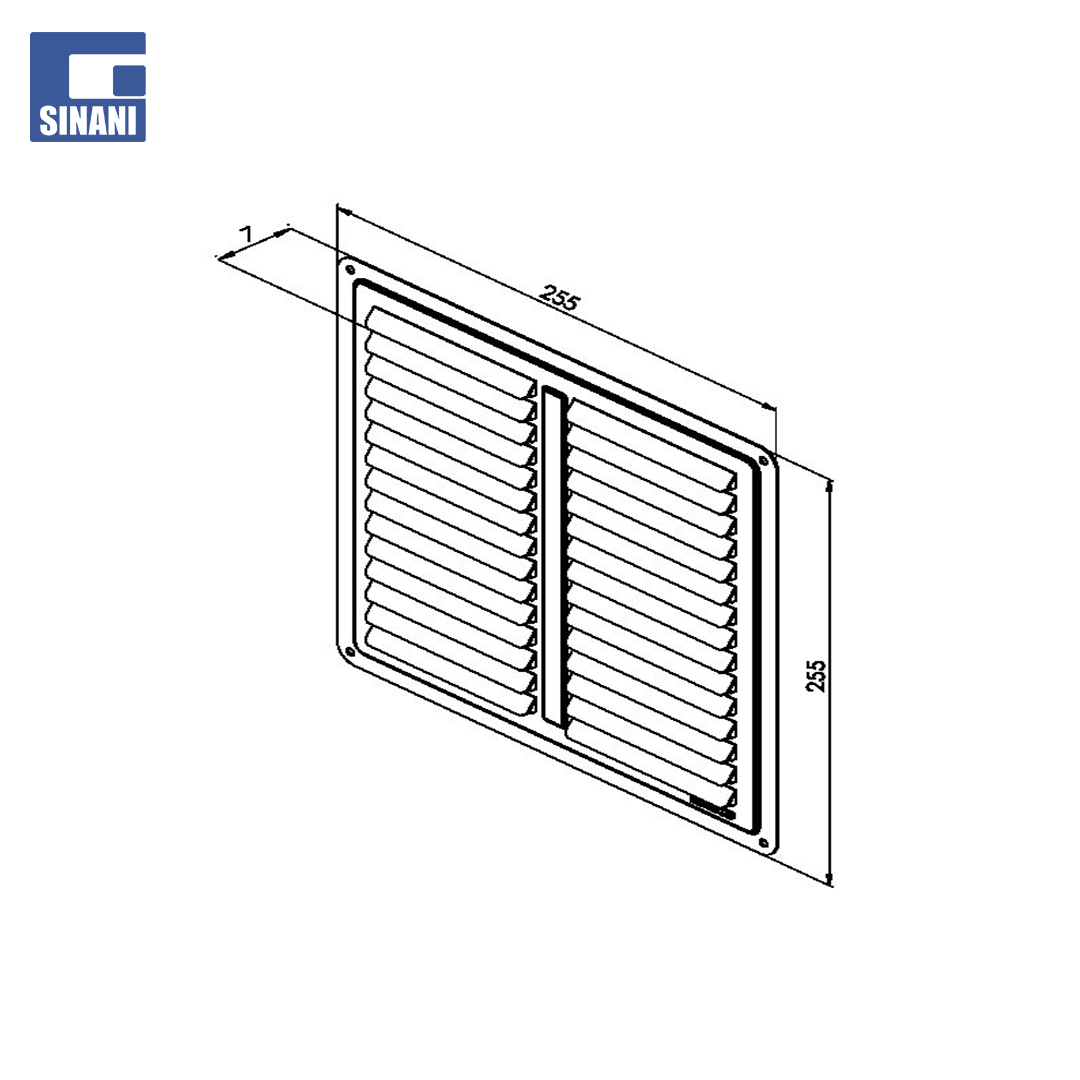 Grilë inoksi 250x250