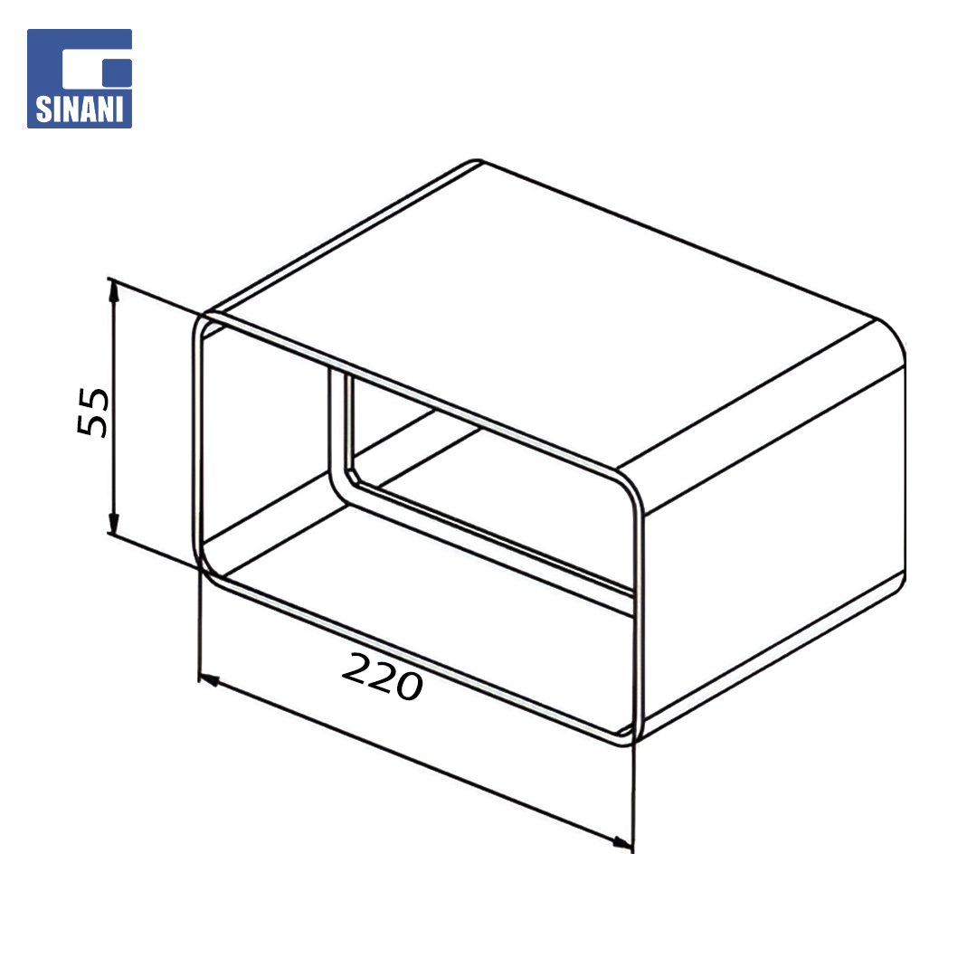 Bashkuese për tuba të sheshtë