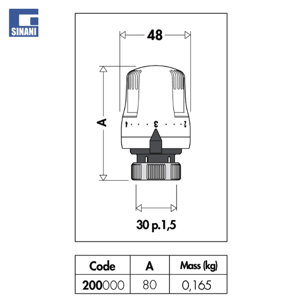 Kokë termostatike për radiator