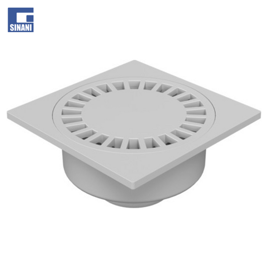 Piletë dyshemeje vertikale D 75/110, 250x250 mm