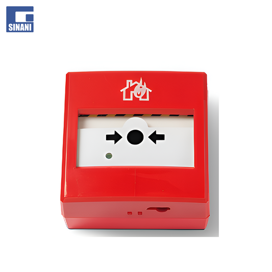 Pikë thirrje manuale për alarm zjarri, për aktivizim me celës plastik