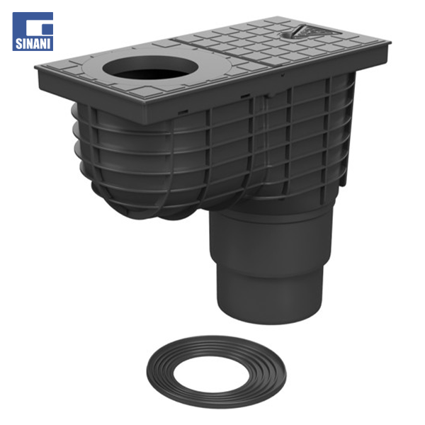 Piletë shiu me pusetë standarte Ø110/125 mm dalje poshte