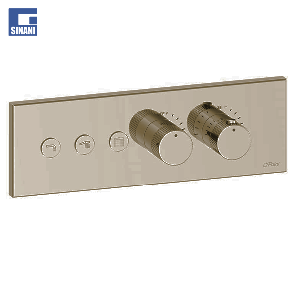 Grup dushi inkaso termostatik horizontal me 3 dalje Lineabox