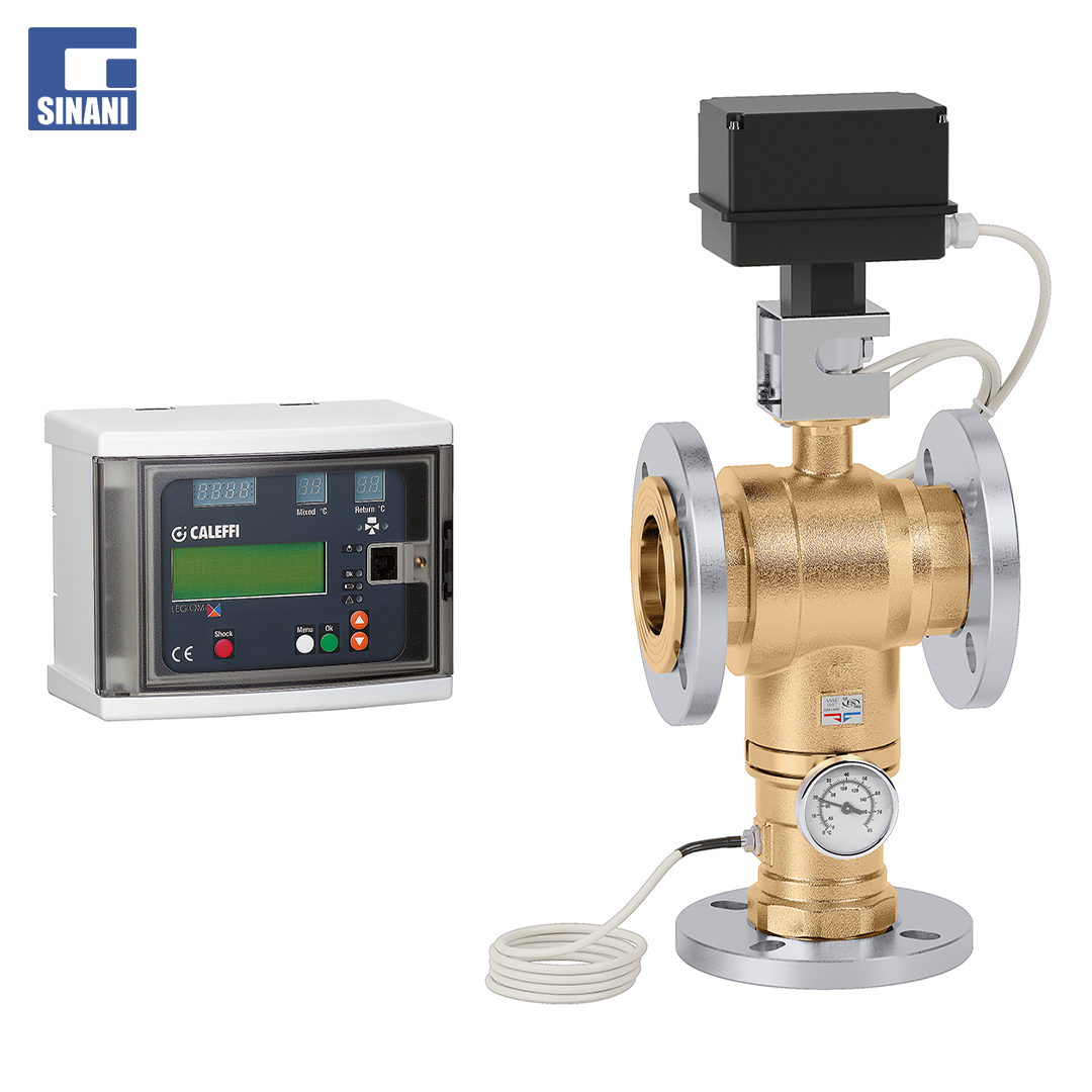Valvol mishelimi elektronike me dezinfektim termal Legiomix DN80 120m3/h 40-85°C