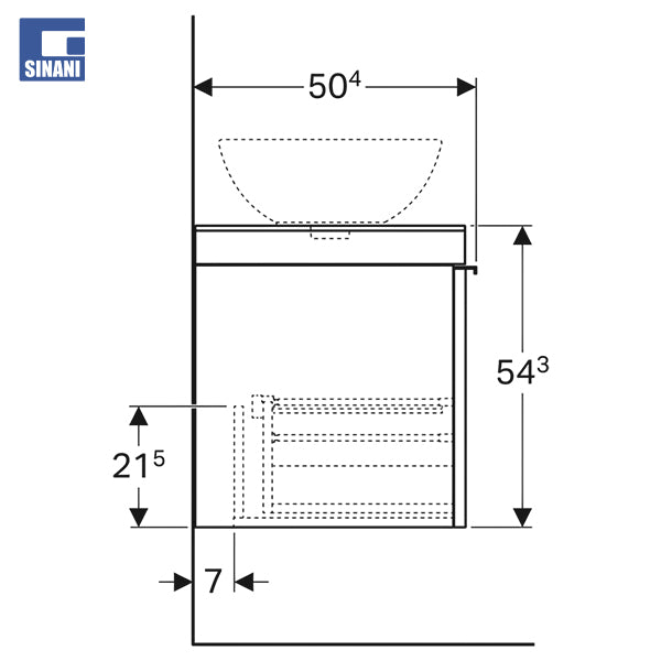 Mobilje tualeti Citterio