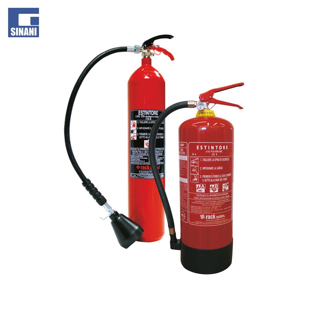 Zjarrfikëse 5Kg CO2 EN3 CL.113B me ganxhë
