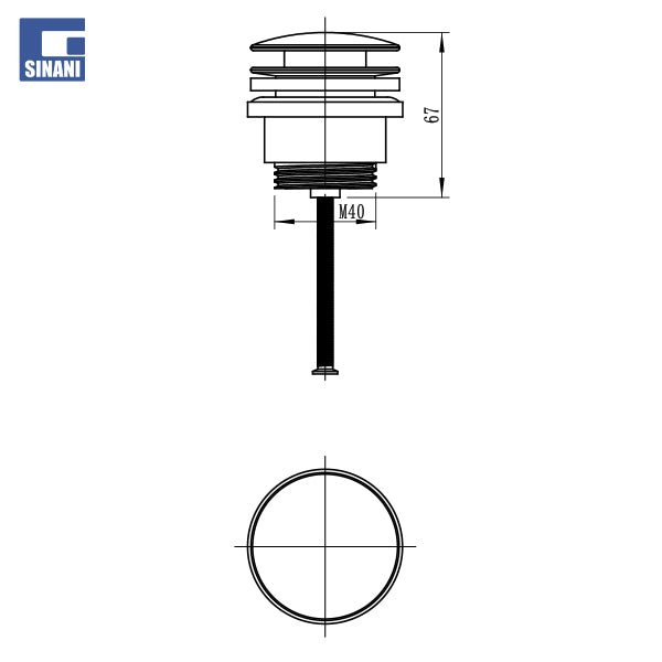 Piletë metalike Click-Clack