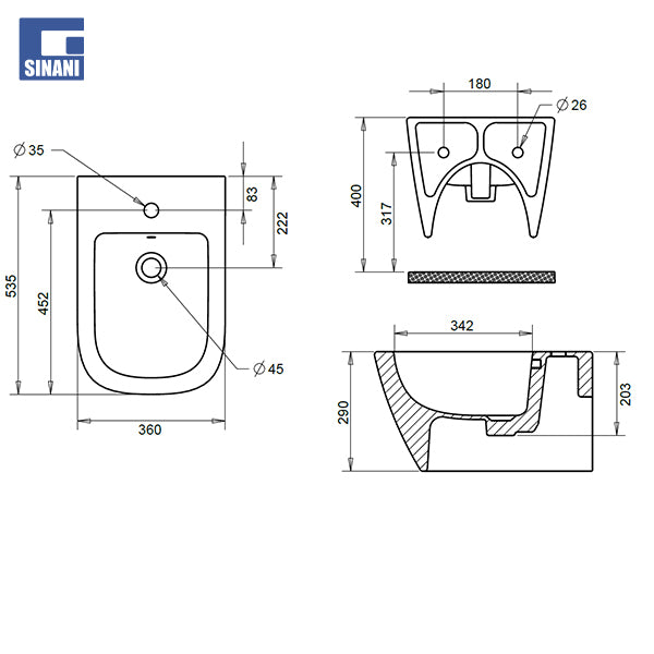 Set tualeti Luna Rimout