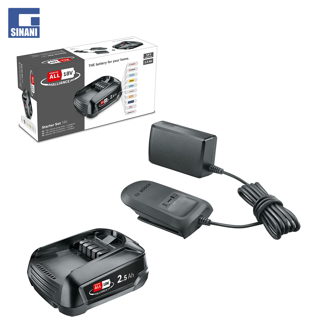 Set baterie PBA 18V 2.5Ah + karikues AL 18V-20 W