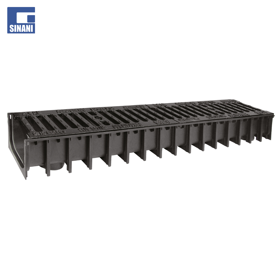Kanalinë DIY 1m me grilë gize 100x100