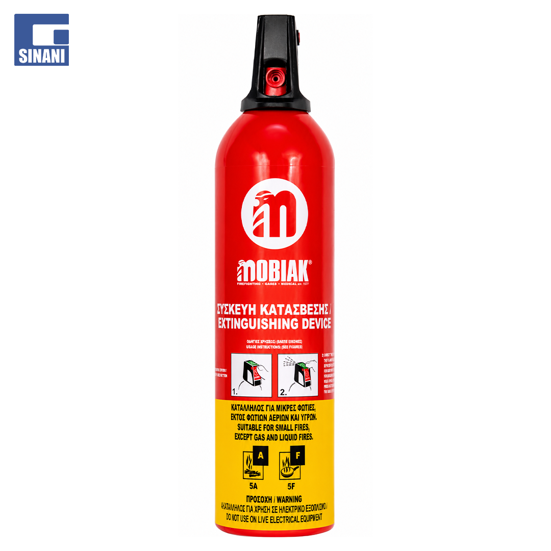 Set bombël 750gr Aerosol f/e, detektor tymi dhe mbulesë kundër zjarrit