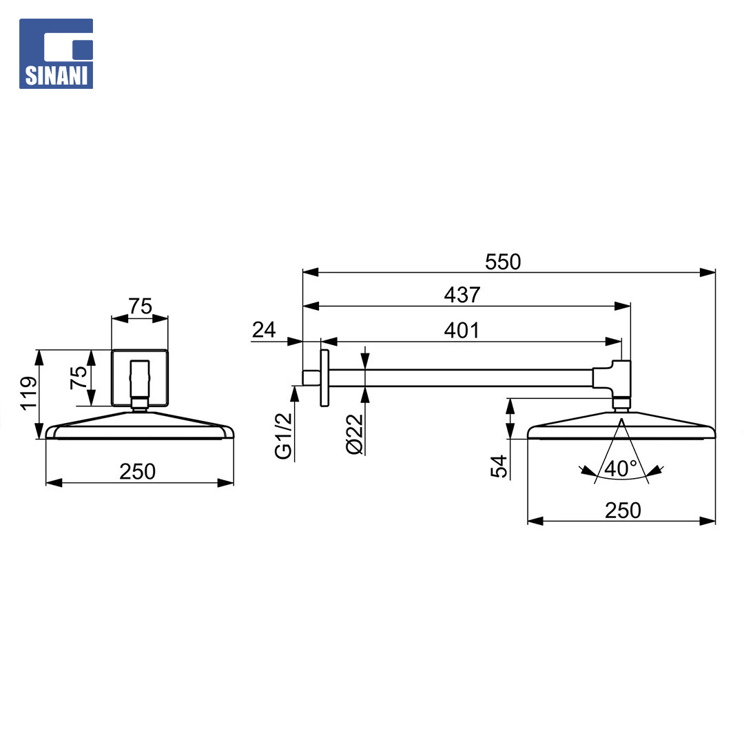 Kokë + krah dushi katrore 250x250 HansaAurelia