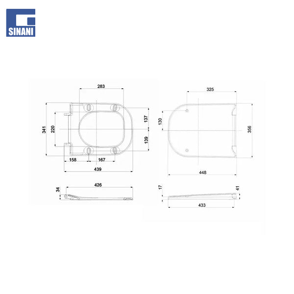 Kapak WC soft close Traffic