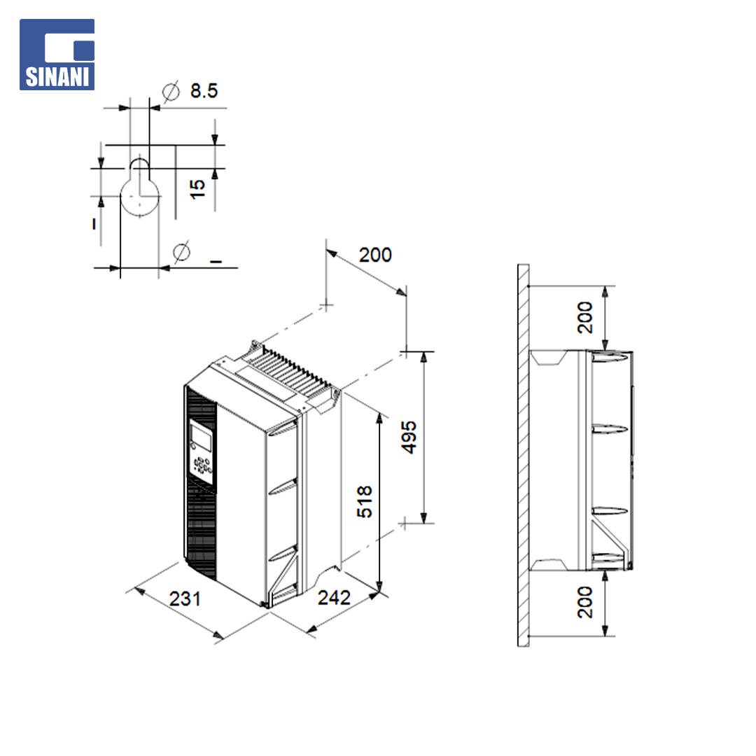 Panel inverter CUE