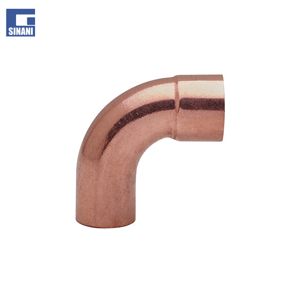 Bërryl bakri me saldim 90° MF