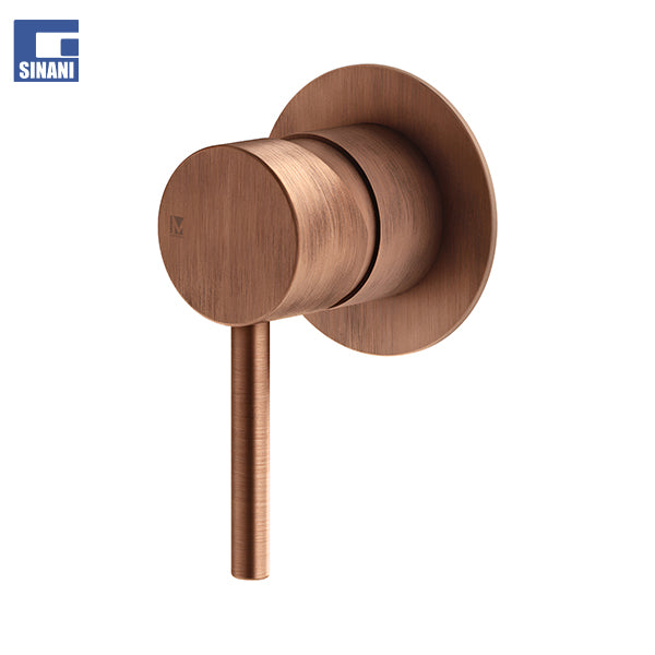 Grup lavamani muri Logica Brushed Copper