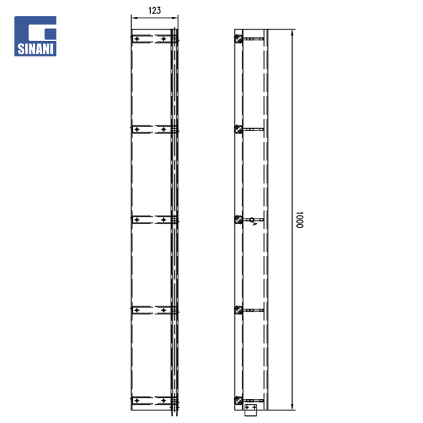 SlotTop Caditoia L per inspektim kanali Multiline V100 W123