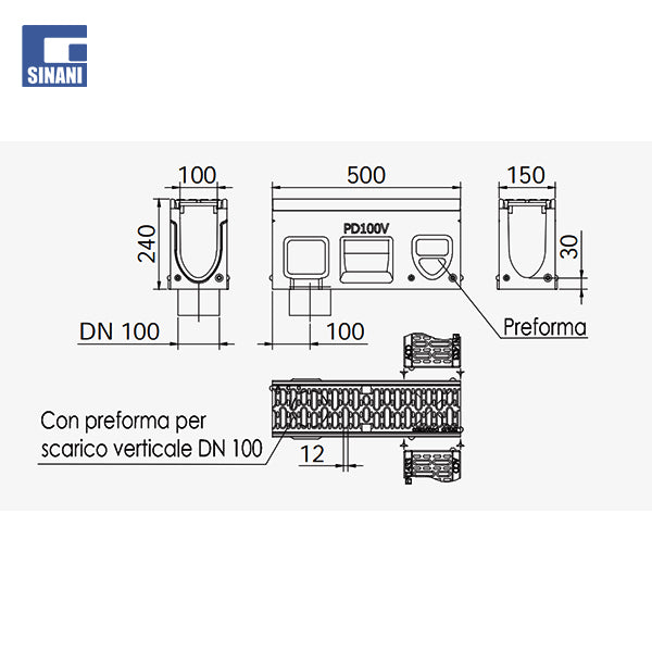 Monobllok PD 100 V kanal