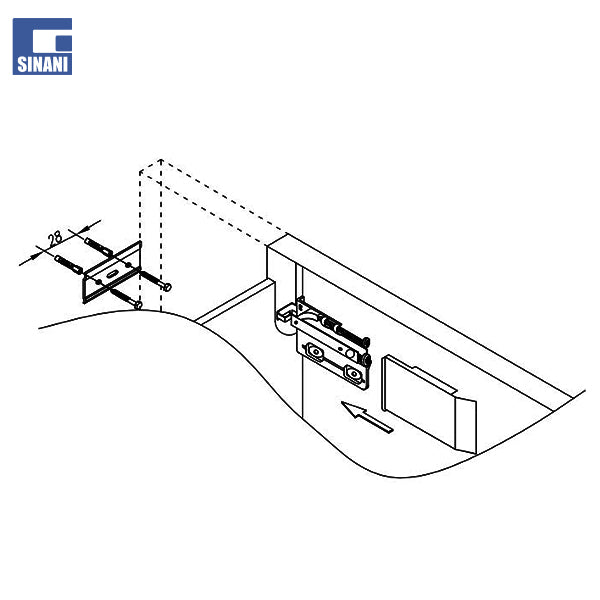 Kollonë për mobilje tualeti Oxana