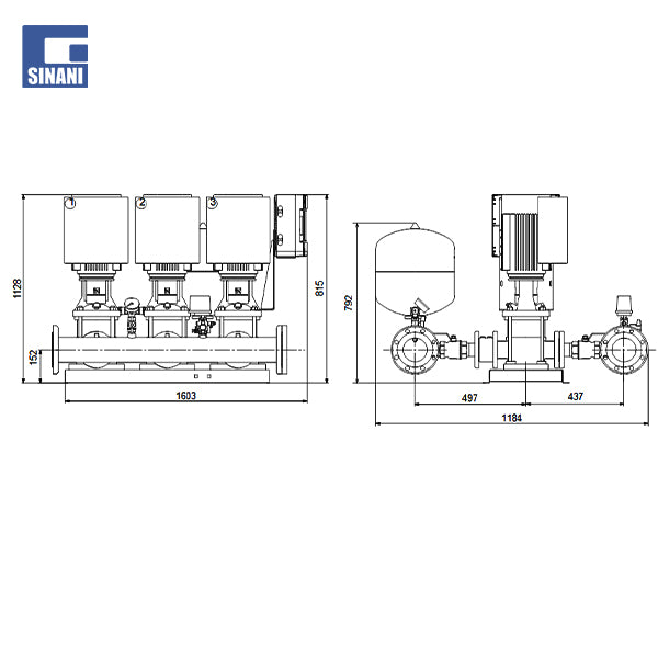 Grup me tre pompa inverter 3CRE