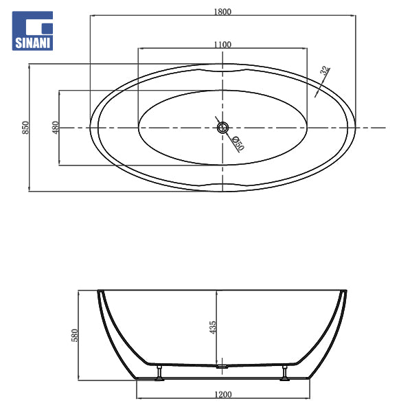 Vaskë me hidromasazh Laura