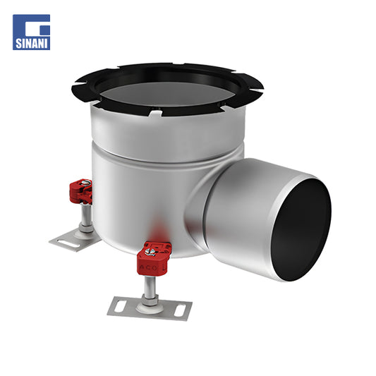 Pilete inoksi horizontale Gully 142 me sifon (Pa grile)