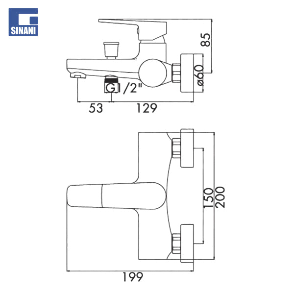 Grup vaske Venezia me kokë dushi