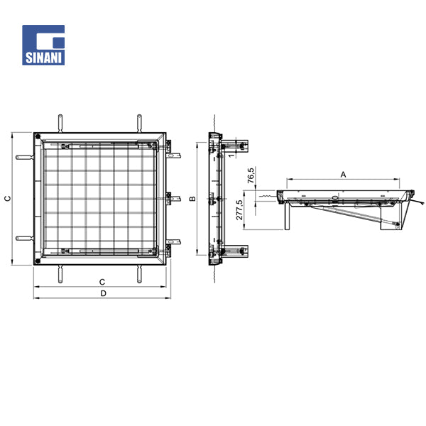 Kapak pusete çelik i galvanizuar TopTek Uniface Assiste GS