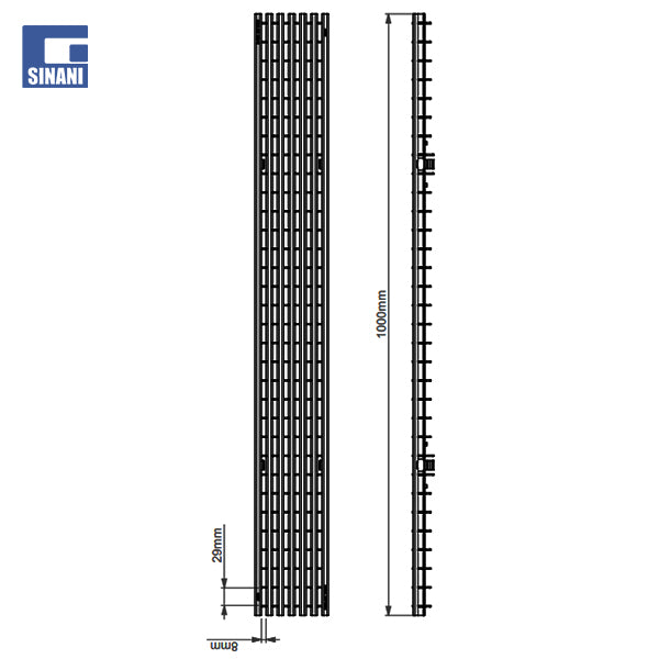 Kapak xingato Drainlock për Kanaline U 100 Multiline