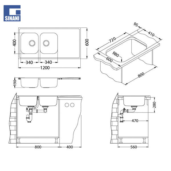 Lavapjatë inoksi Classic PRO