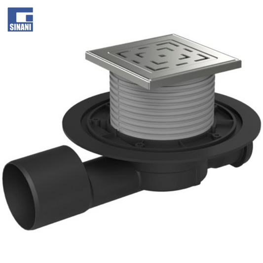 Piletë dyshemeje horizontale Neptun me grile inoksi Labyrinth