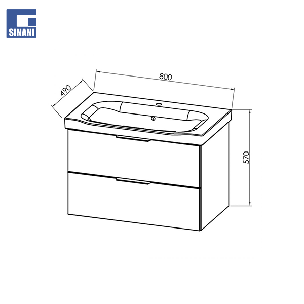 Mobilje tualeti Lana