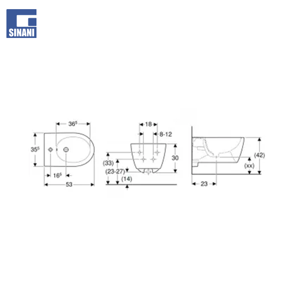 Set tualeti sospezo MEG11 e zeze