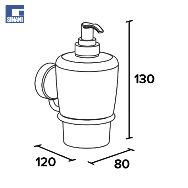 Mbajtëse sapuni likuid Simple