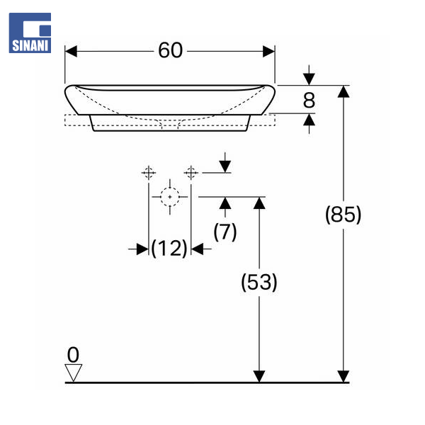 Lavaman per mobilje myDay 110 cm
