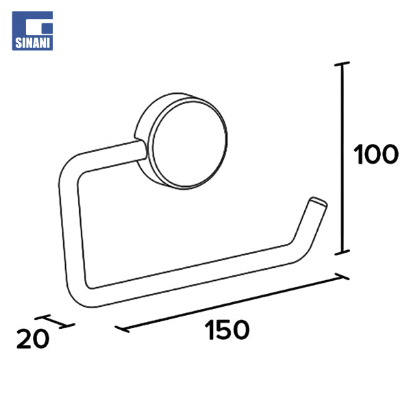 Mbajtëse letre higjienike Simple