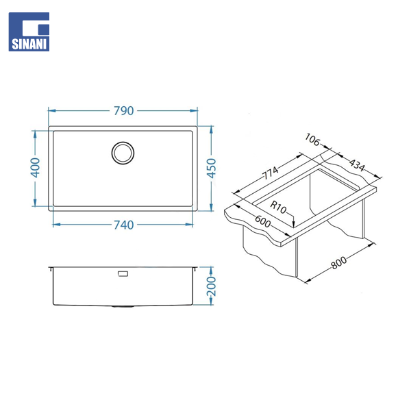 Lavapjatë Monarch Quadrix 60
