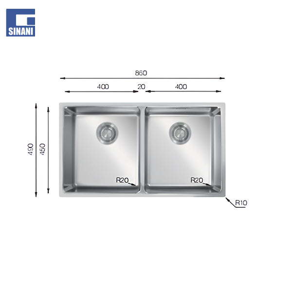 Lavapjatë inoksi Micro 2V