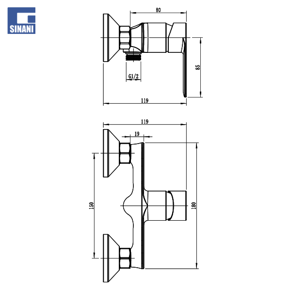 Grup dushi Capri (Set)