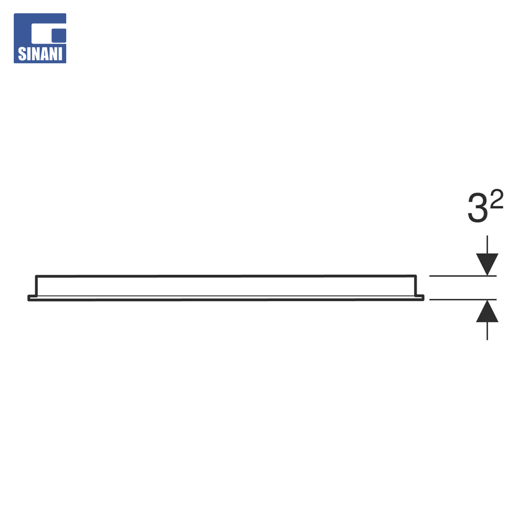 Pasqyrë tualeti Option Basic Square 60x70 me ndriçim Led