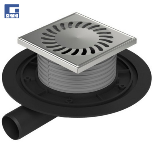 Piletë dyshemeje horizontale me grilë inoksi Sun