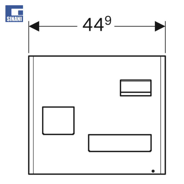 Tabelë magnetike shumëfunksionalë e bardhë me tre mbajtëse e bardhë gri të errët