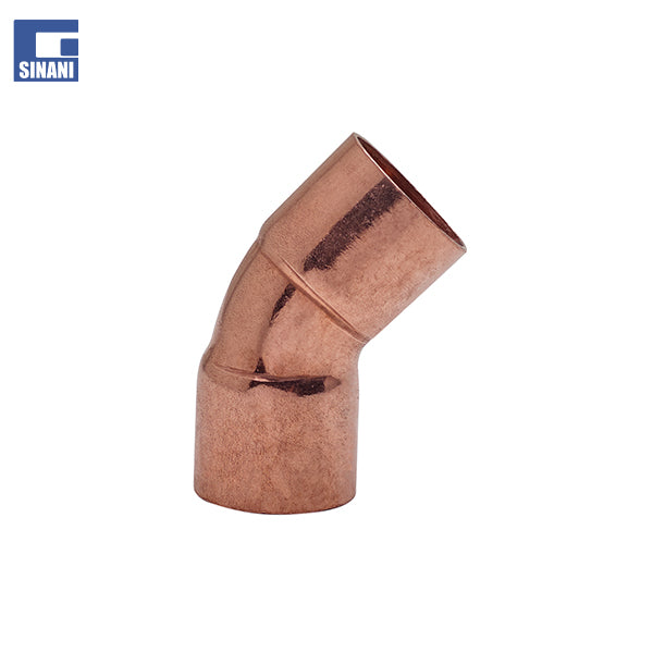 Bërryl bakri me saldim 45°