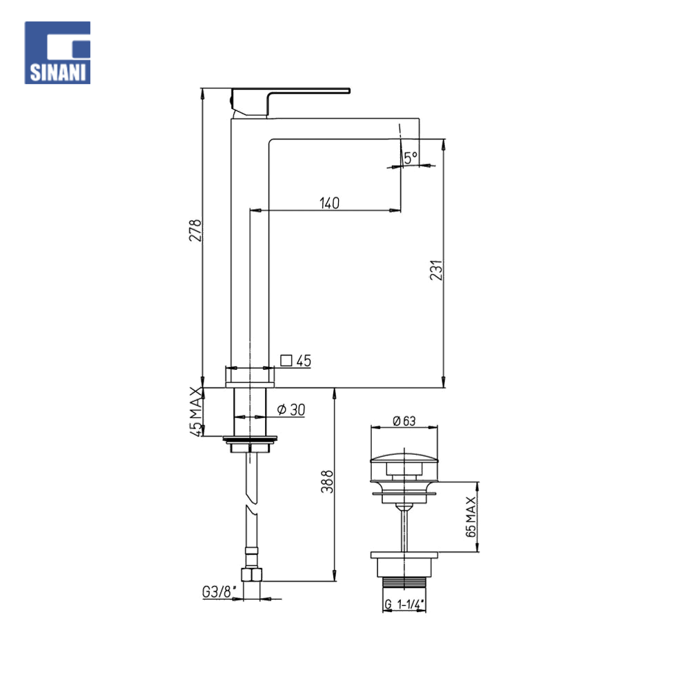 Grup lavamani DaxR i zi