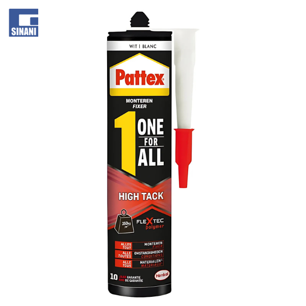 Silikon i bardhë Pattex One For All 440 gr