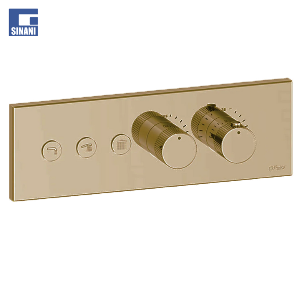Grup dushi inkaso termostatik horizontal me 3 dalje Lineabox