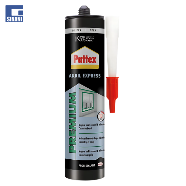 Silikon i bardhë Pattex Akril Express 310 ml