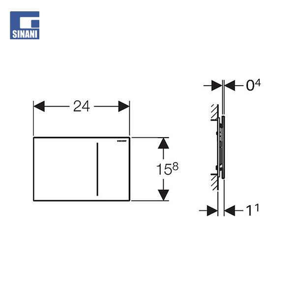 Buton kasete Sigma70 Umbra xhami
