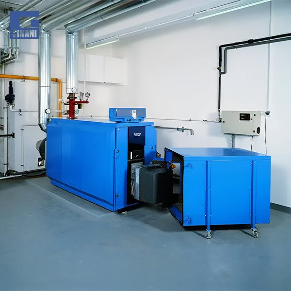 Kaldaje gazi dhe nafte GE 315/9 230 kW me panel controlli dhe brucator